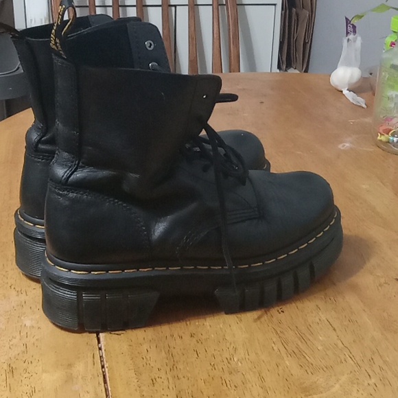 Dr. Martens Black Audrick 8-Eye Boots - Picture 12 of 16